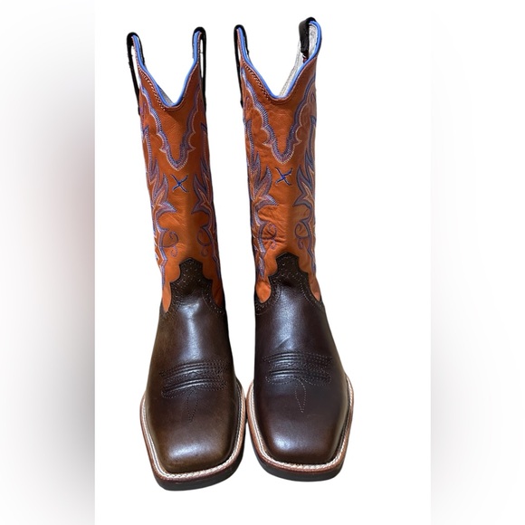 Twisted X Women’s Boot Orange Ruff Stock Size 8 Brand New - Picture 14 of 15